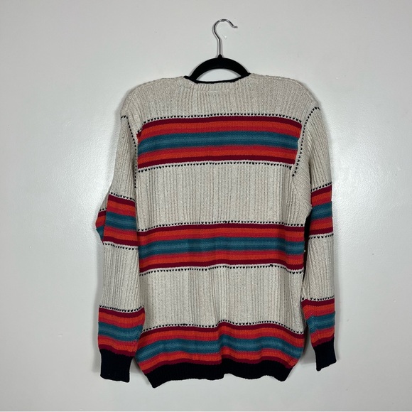 Russ Sport Company Sweater Cardigan Medium Grandma Coastal Boho Western Beaded - Picture 6 of 9